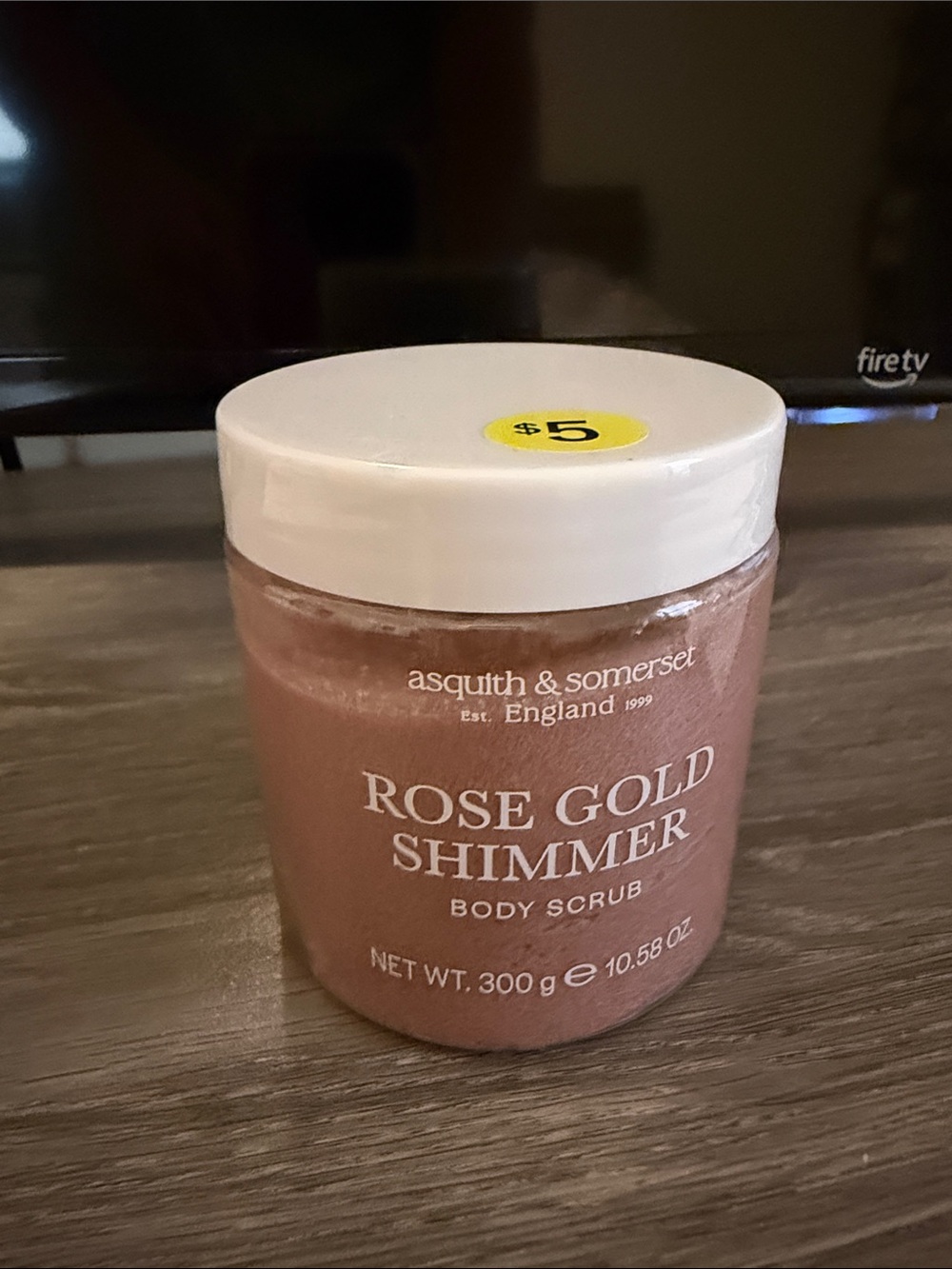 Rose Gold Shimmer body scrub